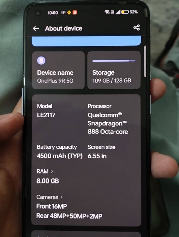 OnePlus 9 Snapdragon pta approved 10 10 mint condition 120 FPS 5