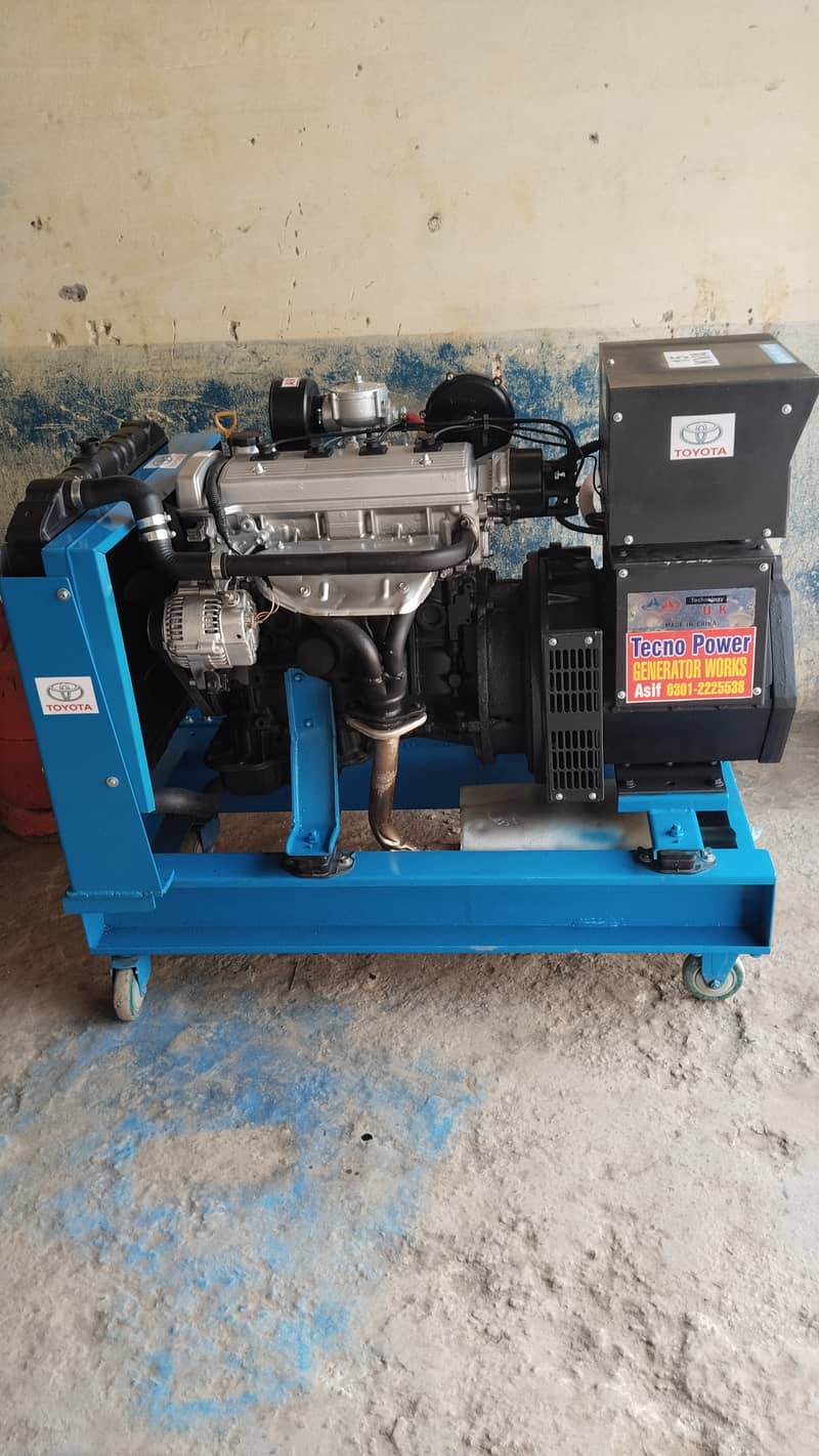 Generator 15kva national gas and petrol 10
