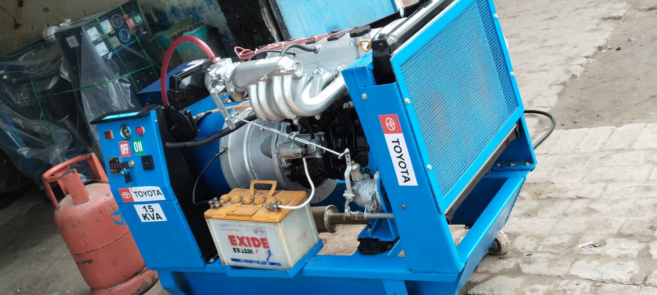 Generator 15kva national gas and petrol 12