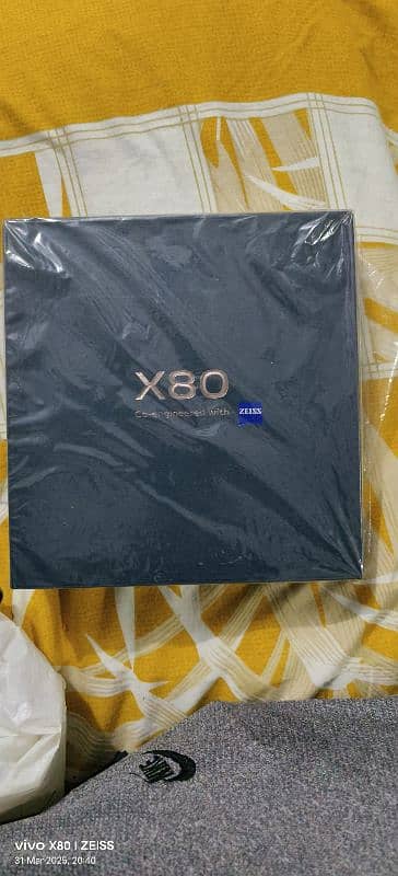 VIVO X80 12/256 Official pta aproved complete Box 1