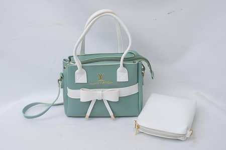 Women's PU Leather Plain Hand Bag Set 4.0 (1 Rating)