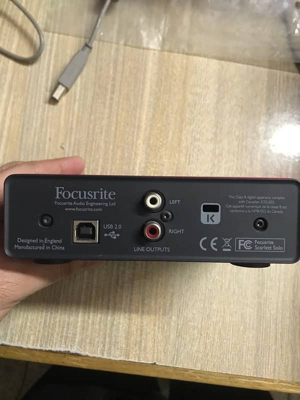 focusrite scarlett solo 1st generation 1