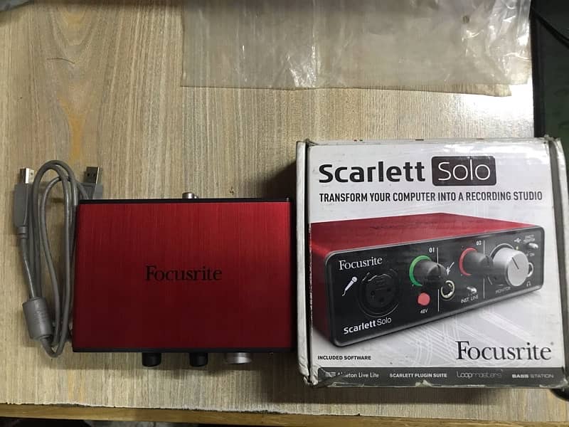 focusrite scarlett solo 1st generation 7