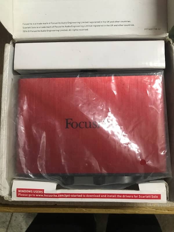 focusrite scarlett solo 1st generation 6