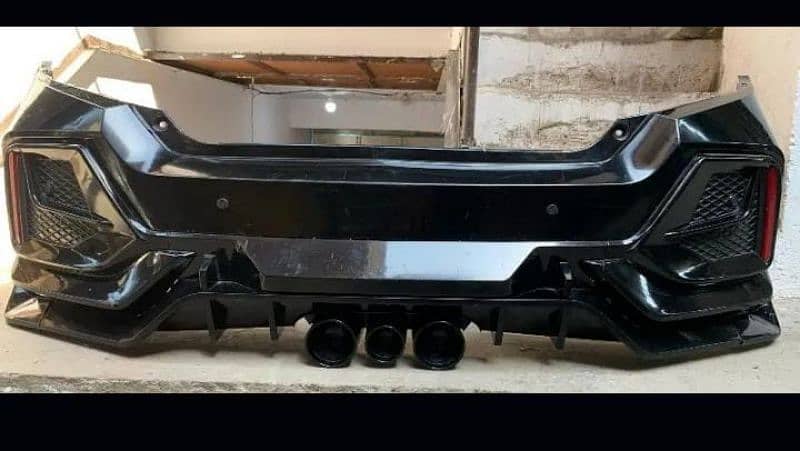 honda civic type r version 2 bumper available 2016 t0 2021 model 3
