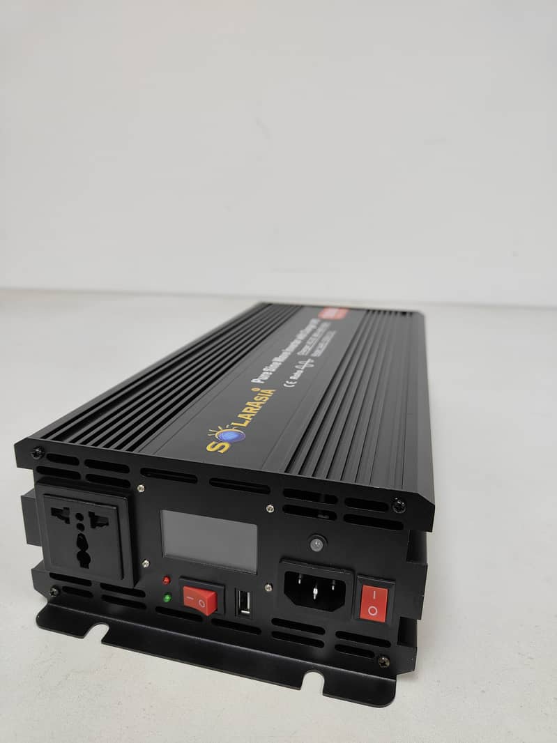 1000W Pure Sine Wave Inverter (3kw)Peak with LCD & Charger 15M Wty 3