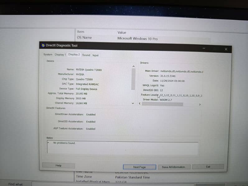 Dell Precision 7540 -T2000 4GB Dedicated NVEDIA Graphics 14