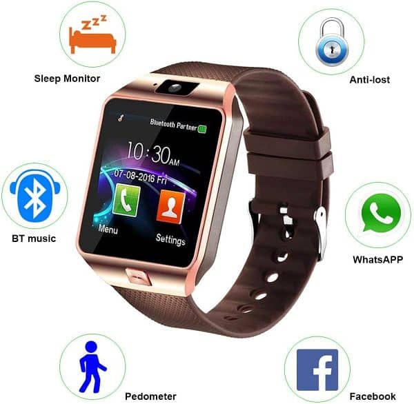 Phone Watch With Sim Slot & Camera 4