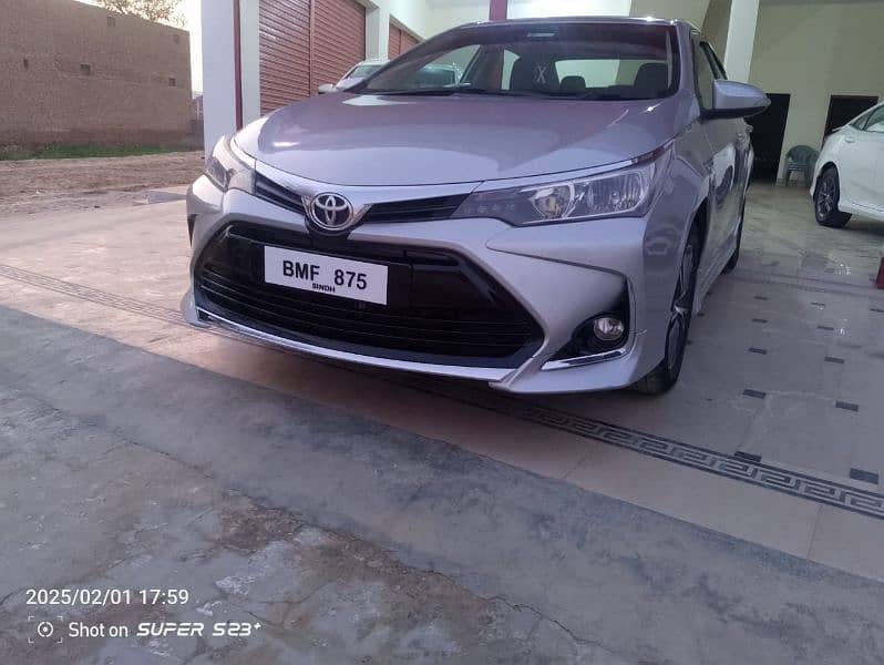 Toyota Corolla Altis 2017 modified into 2021 1 2 piece touchup 0