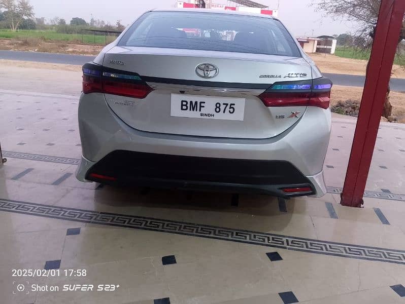 Toyota Corolla Altis 2017 modified into 2021 1 2 piece touchup 19