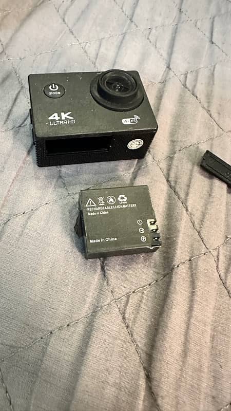 4K WiFi Action camera for sale in good working condition 2