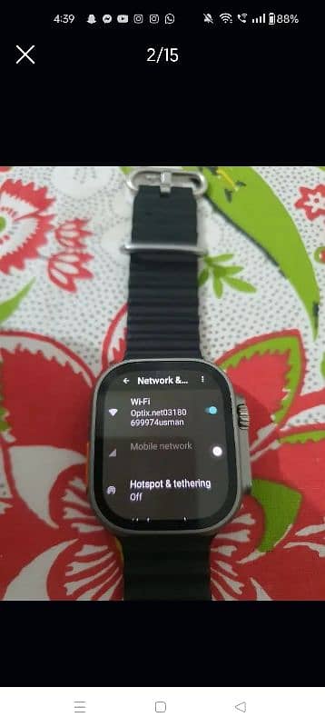 HK ultra 1 android smart watch 1