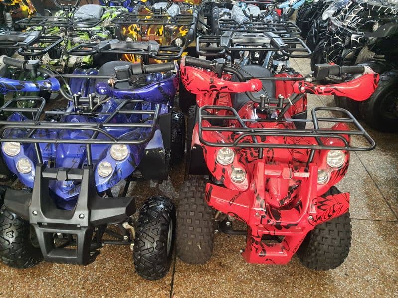 Atv quad 4 wheels 50cc to 250cc delivery all Pakistan 2