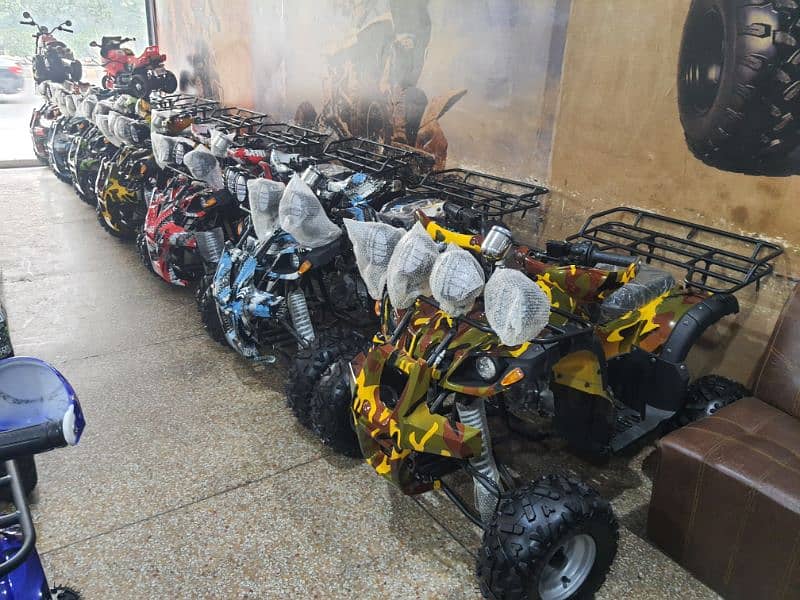 Atv quad 4 wheels 50cc to 250cc delivery all Pakistan 3