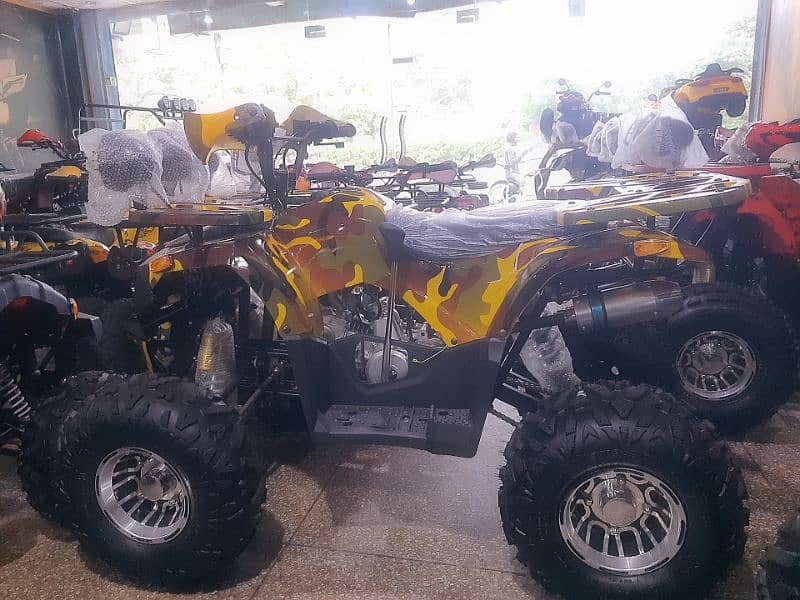 Atv quad 4 wheels 50cc to 250cc delivery all Pakistan 8