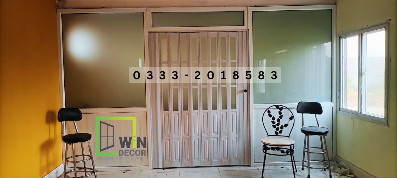 uPVC Imported Shutter partition doors waterproof termite proof 2