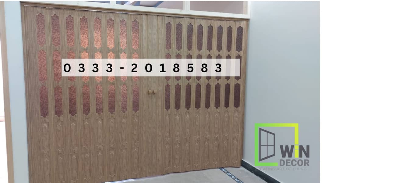 uPVC Imported Shutter partition doors waterproof termite proof 4