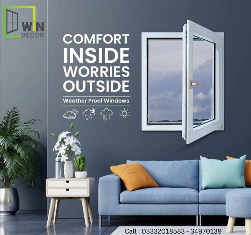 uPVC Imported Shutter partition doors waterproof termite proof 13