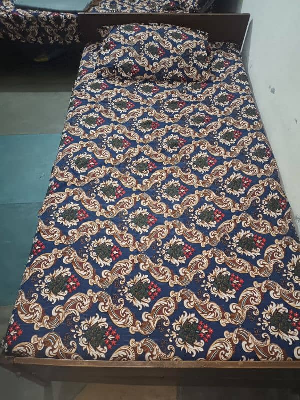 Single Bed Urgent Sale with matress Serious Customer Contact Please 0