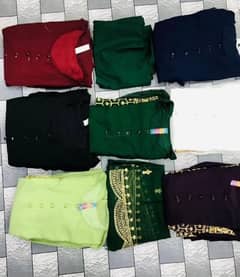 3 PC's Women stitched Embroidered suit
