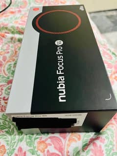 ZTE Nubia Focus Pro 5G: Brand New, Pin Pack 8GB 256 GB