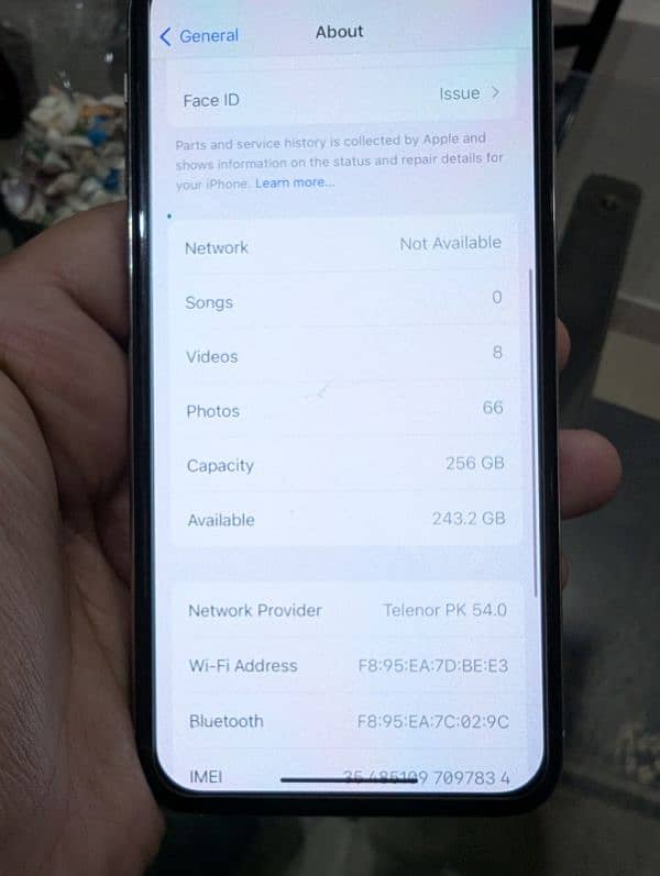 iPhone X 256gb PTA Approved 6