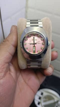 Omax Crystal Swiss Watch