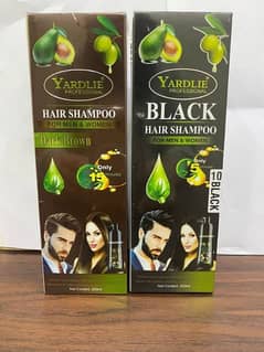 Yardlie Hair Color Shampoo (Black & Brown Color) Only
