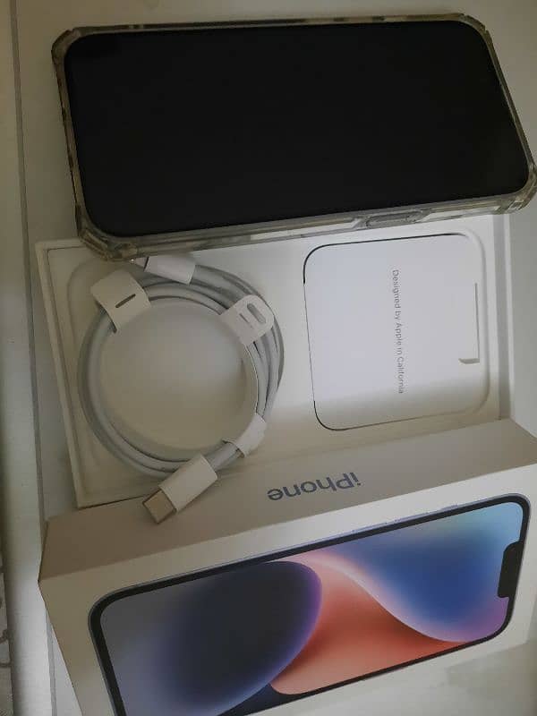 Iphone 14/ 100% new with box plus accessories/ 128gb 1