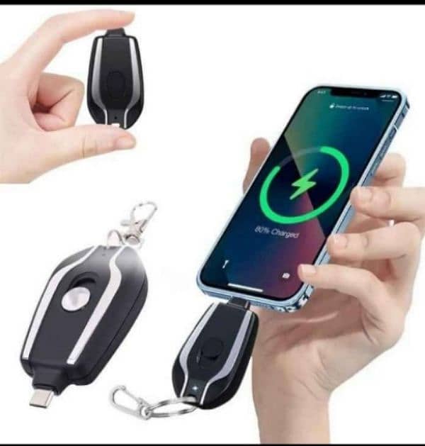 Pini Portable Keychain Phone Charger Or Power Bank 0