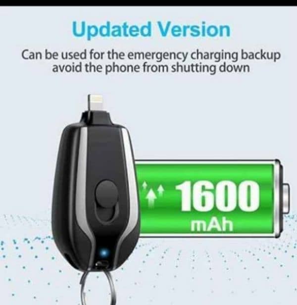 Pini Portable Keychain Phone Charger Or Power Bank 5