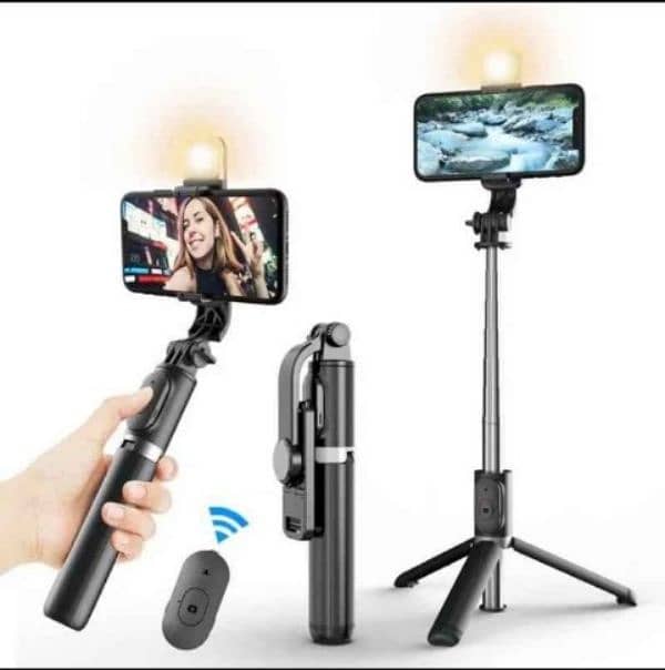 Premium Black Selfie Stick Perfect For Every Occasion 0