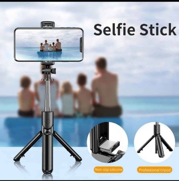 Premium Black Selfie Stick Perfect For Every Occasion 4