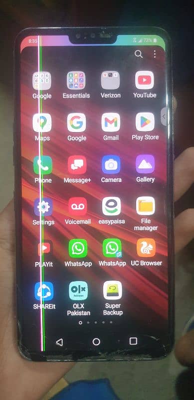 lg v50 6gb 128rom pacht sim working games run perfect 0