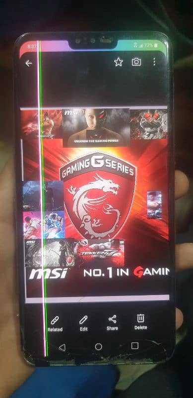 lg v50 6gb 128rom pacht sim working games run perfect 5