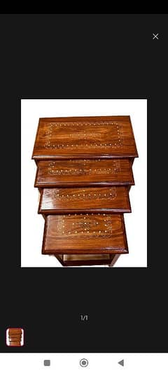 Beautiful Brand New Center Table Set of 4 Table Sets