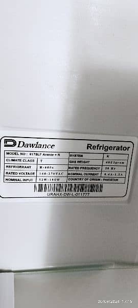 Dawlance Fridge 9178  AvantePlus Inverter Technology 7