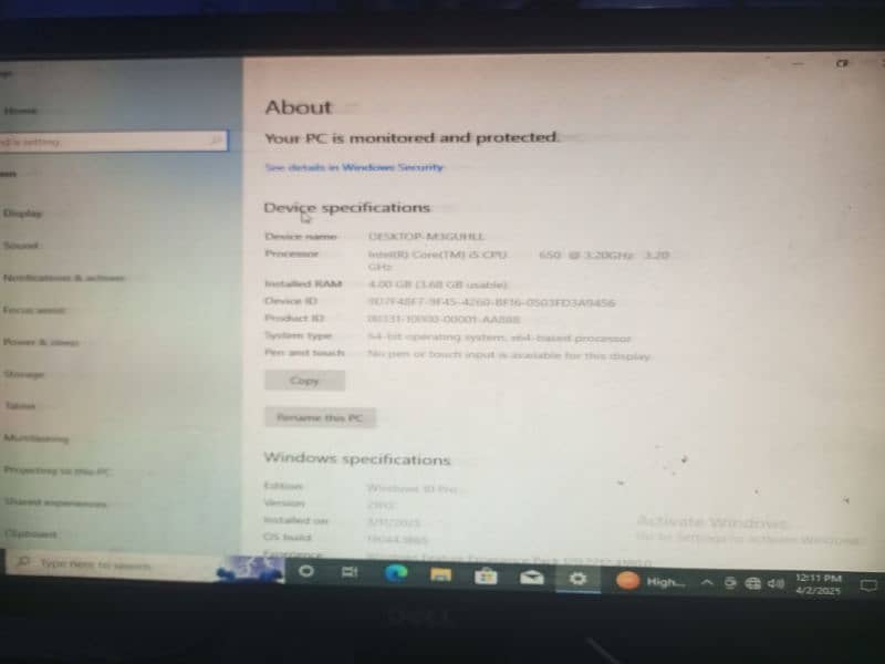 Dell Core i5 7