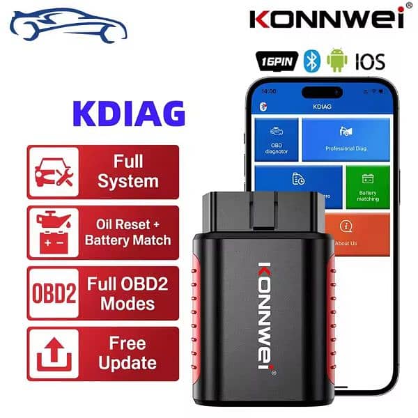 KONNWEI KDIAG MINI OBD2 Car Diagnostic Tool Lifetime Free Update 0