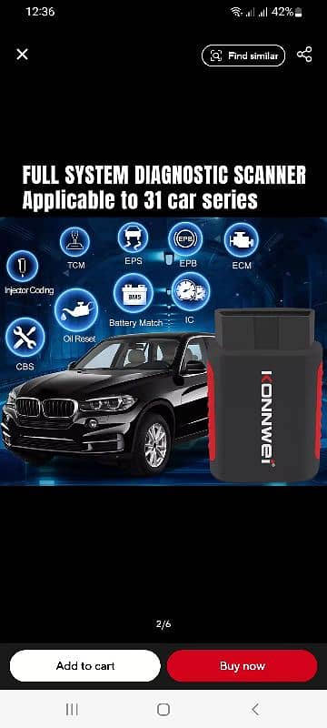 KONNWEI KDIAG MINI OBD2 Car Diagnostic Tool Lifetime Free Update 11