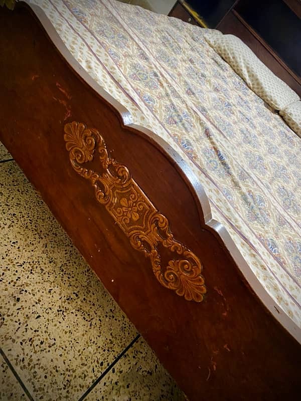Bed with near Master Molty Foam Wooden 1