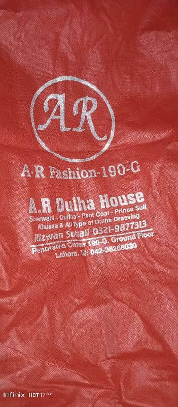 brand sherwani . kulla + khussa. penaroma center mall road 0