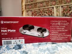 Electric Stove original westpoint (Hot plate model WF-282 double).