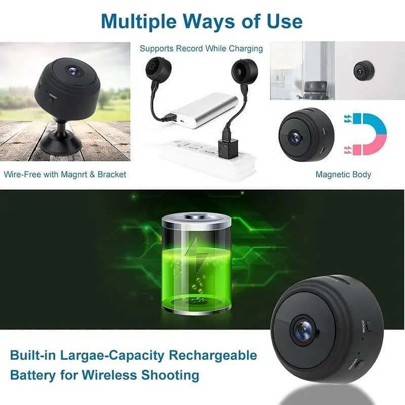 A9 WiFi Mini Camera HD 1080p Wireless Video Recorder Voice Recorder S 1