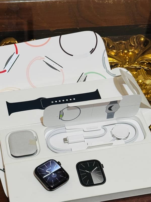 apple watch series 9 stainless steel graphite color 1