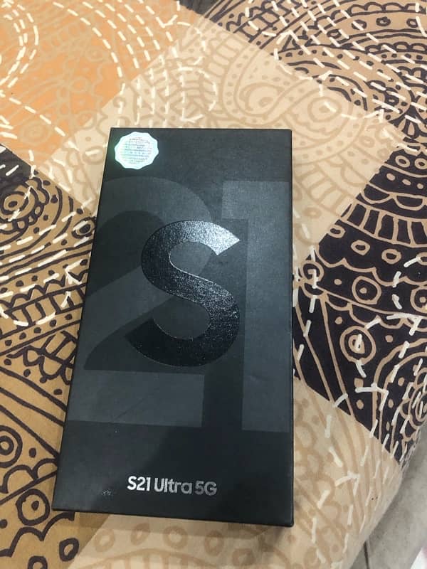 S21 ULTRA 5G PTA APPROVED WITH ORIGINAL BOX AND CABLE 10/9 CONDITION 1