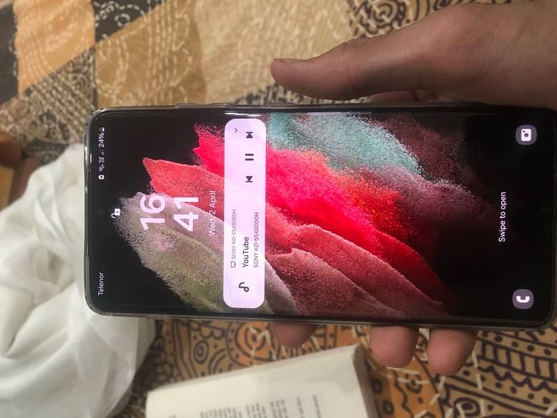 S21 ULTRA 5G PTA APPROVED WITH ORIGINAL BOX AND CABLE 10/9 CONDITION 4