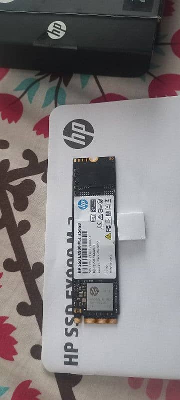 HP NVME SSD 250 GB EX900 M2 Genuine FOR SALE WITH BOX EXCELLENT CONDIT 5