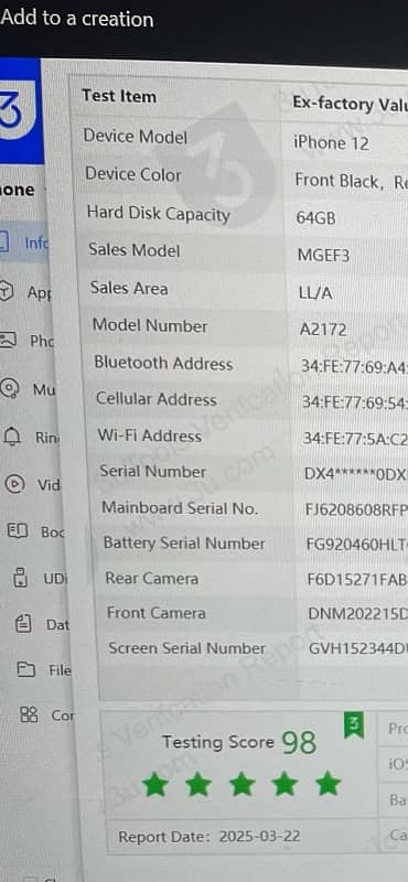 iPhone 12 Jv non pta Exchange Possible 5