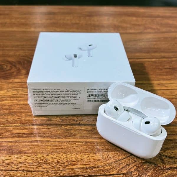 Airpods pro 2nd generation White Titanium Quality 0